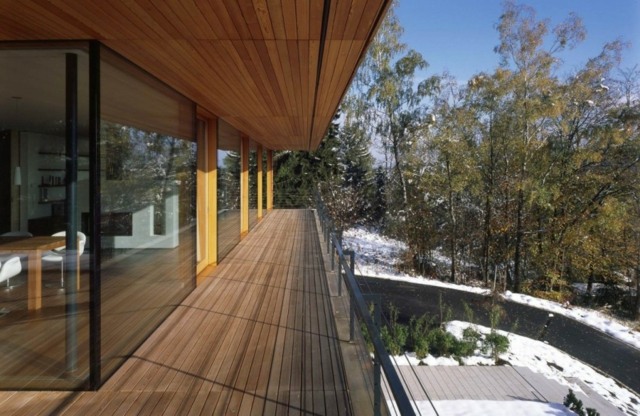 maison de luxe terrasse bois idées