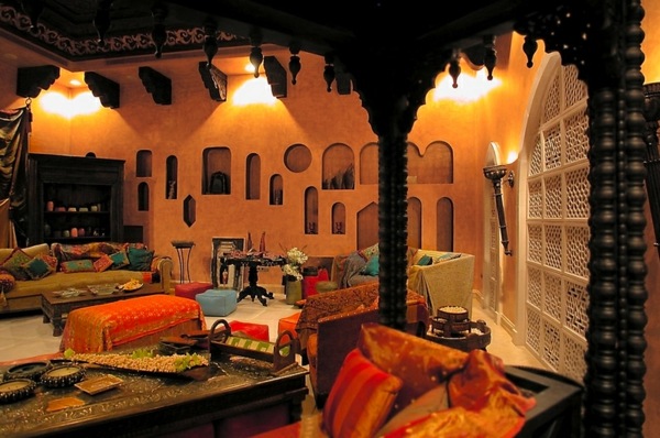 maison déco marocaine séjour mobilier