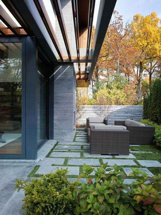 maison design jardin terrasse