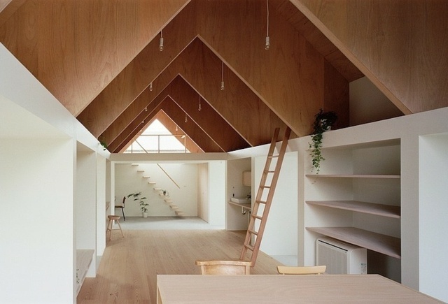 maison japonaise vue ensemble intérieur