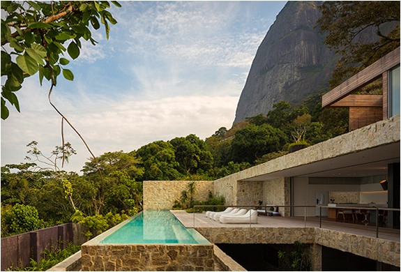 maison moderne bresil pedra gavea jungle architecture