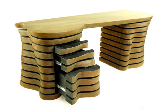 meuble de bureau en bois pratique