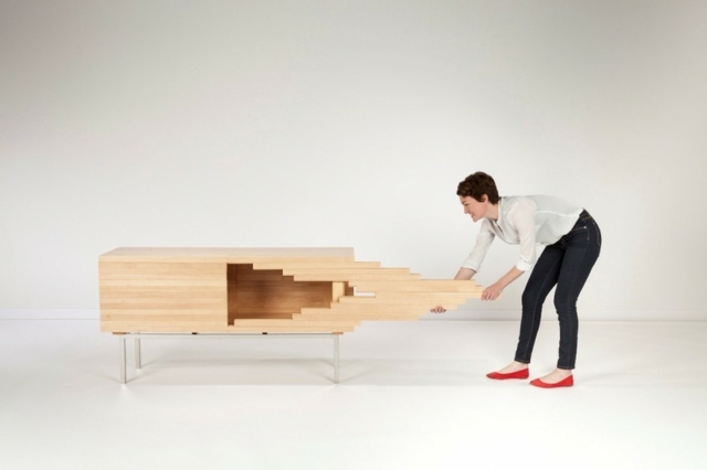 meuble design modulaire bois