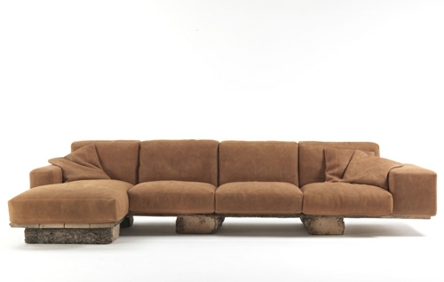 meuble en bois design rustique canapé