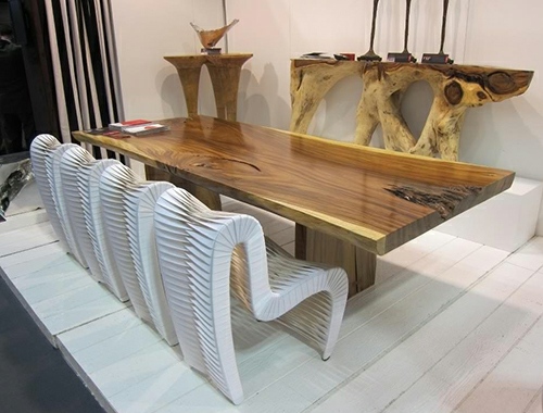 meuble en bois table à manger