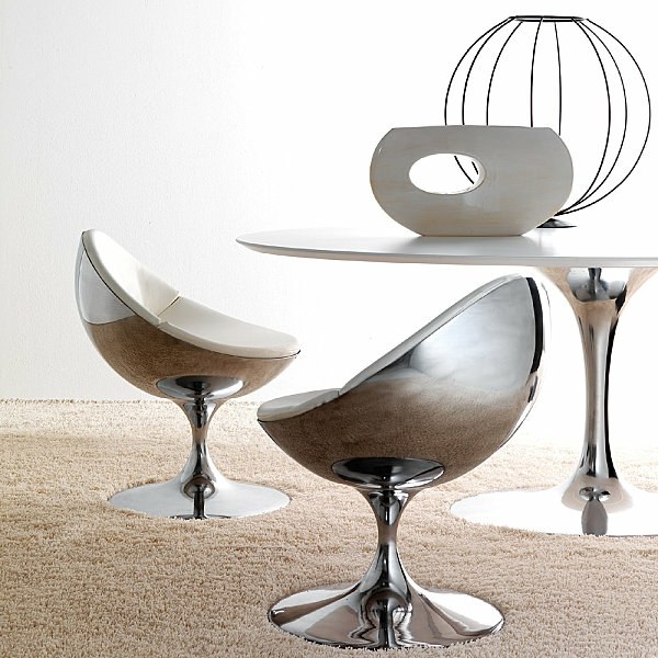 meuble métal chaise table