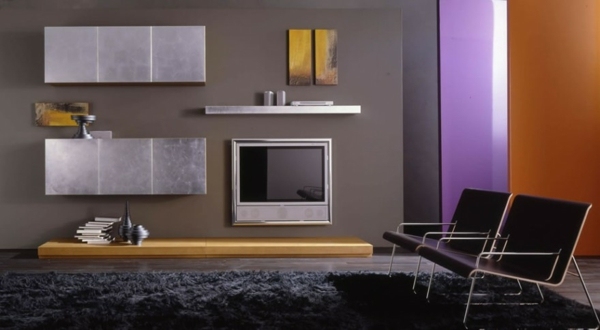 meuble mural TV minimaliste