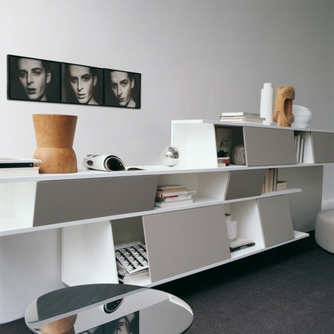 meuble rangement design maison contemporaine