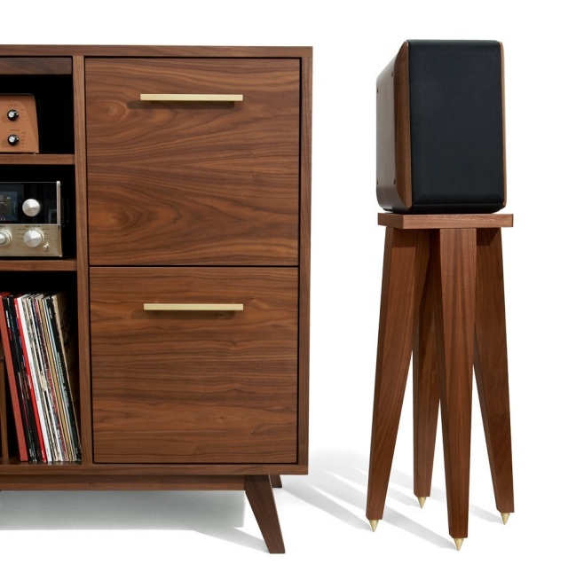 meuble-rangement-disques-noirs-design-Atocha-Design-tiroirs-supporthaut-parleur