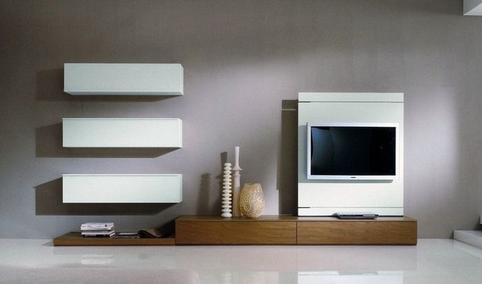 meuble tété design blanc minimaliste