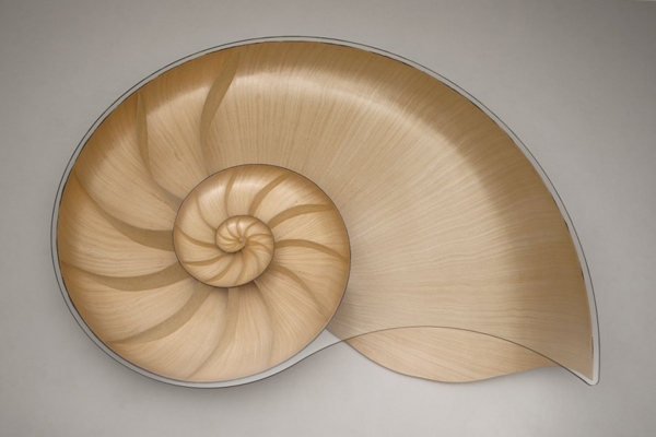 meuble table design bois verre