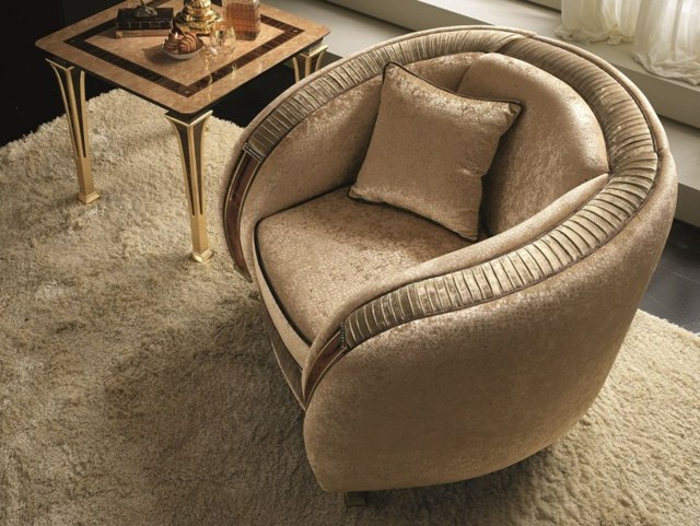 meubles art-déco fauteuil Rossini textiles 