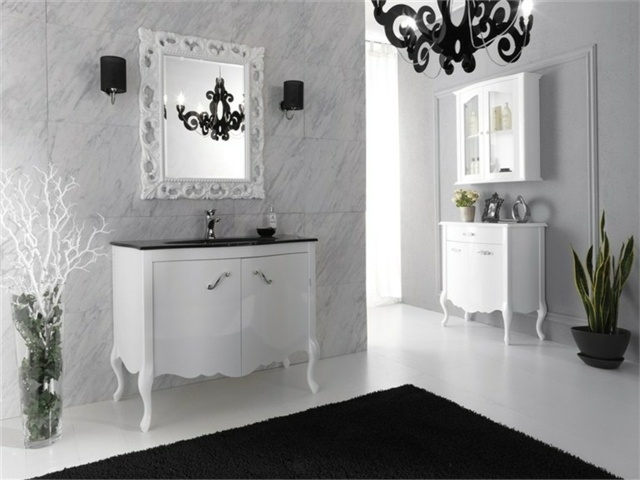 meubles baroque design salle de bains