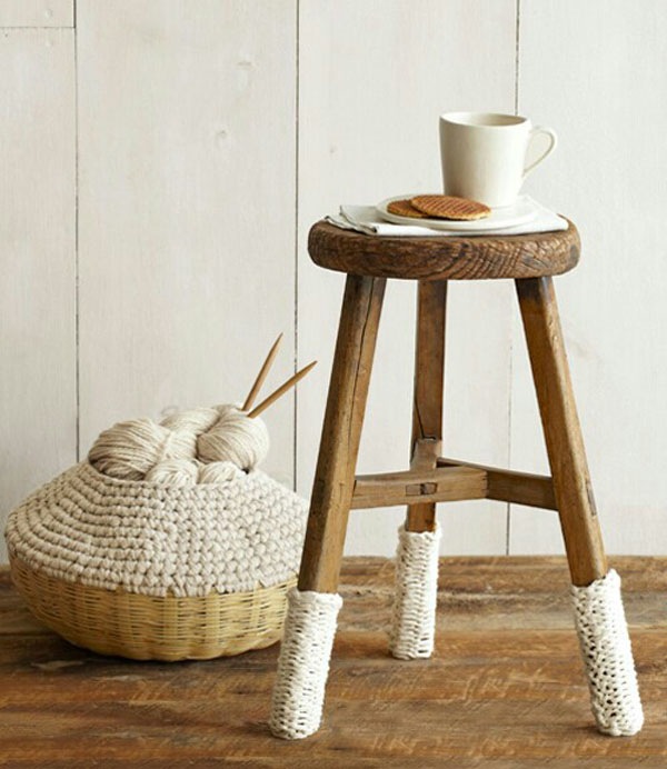 meubles de design bois tricot ivoire