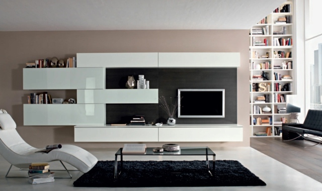 meubles de salon design laque