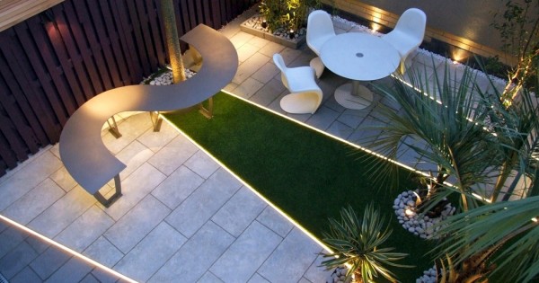 meubles deisgn jardin sur toit moderne