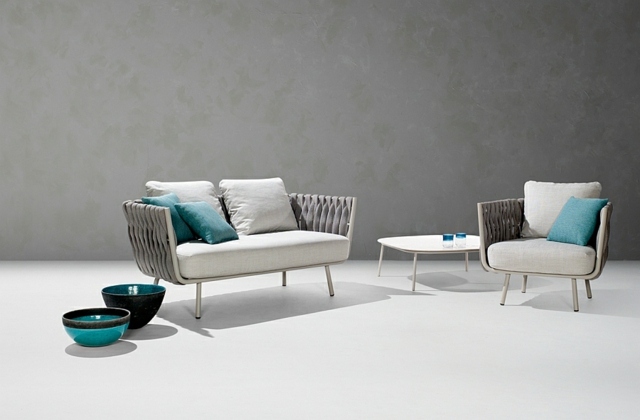 meubles design gris blue blanc