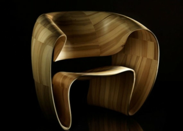 meubles en bois naturel fauteuil Tom Vaughn