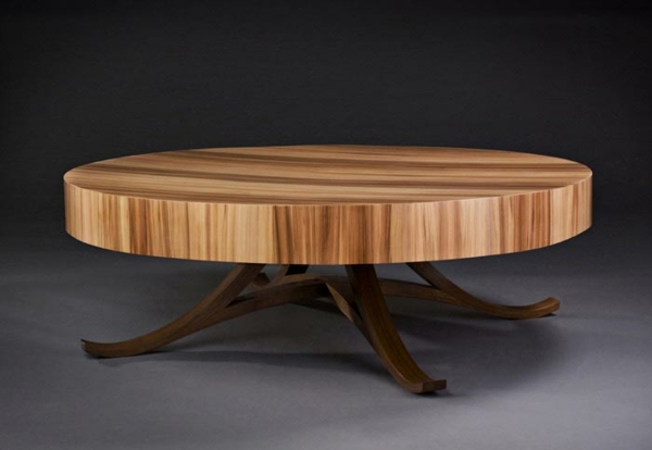 meubles en bois naturel table basse