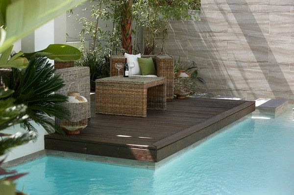 meubles en resine jardin piscine