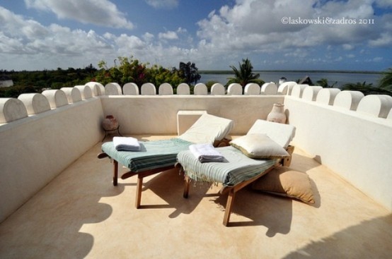 meubles rustiques simples terrasse panoramique