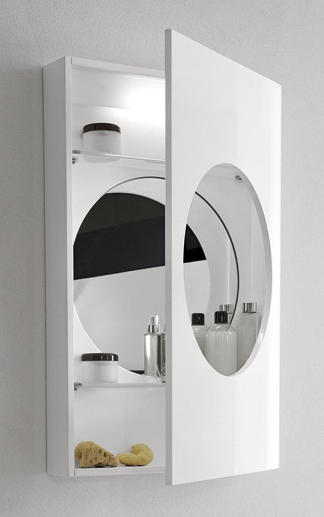miroir-salle-de-bains-idée-originale-armoire-forme-ronde