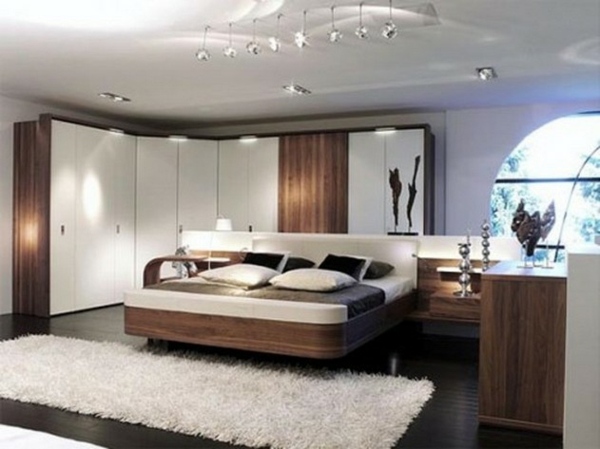mobilier design bois chambre coucher