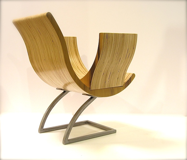 mobilier eco chaise à bascule bois interessante