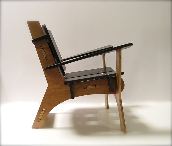 chaise bois design pour le jardin
