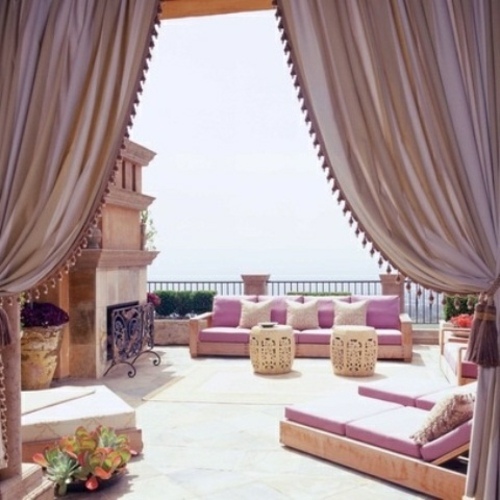 mobilier extérieur style marocain