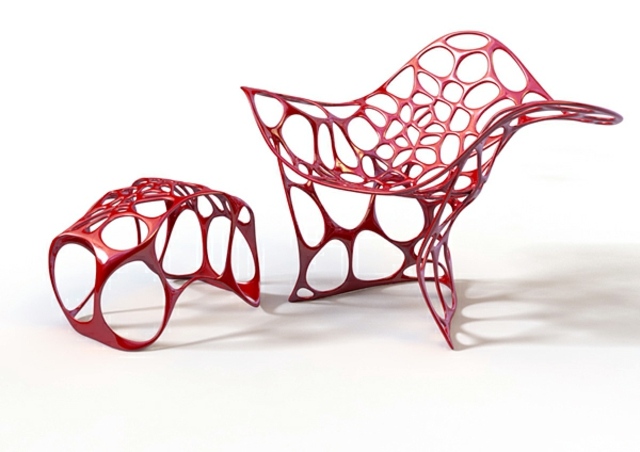 mobilier de jardin chaise tabouret design
