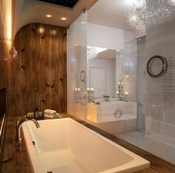 modèle salle de bain luxe déco idee