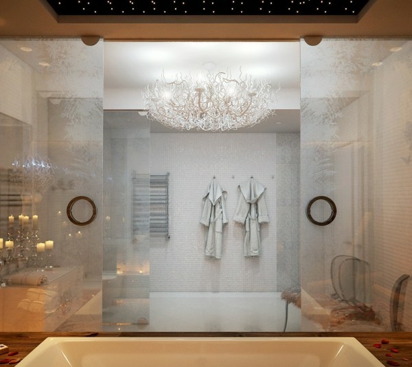 modèle salle de bain luxe moderne