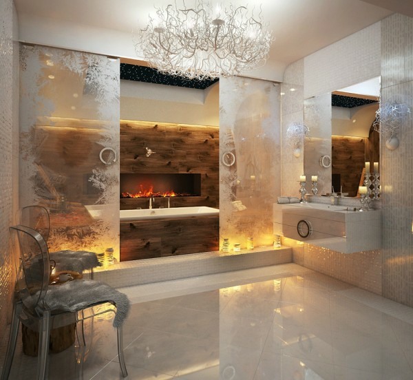 modèle salle de bain luxe