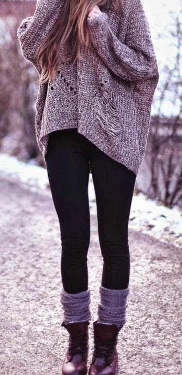 mode d'hiver tendances legging