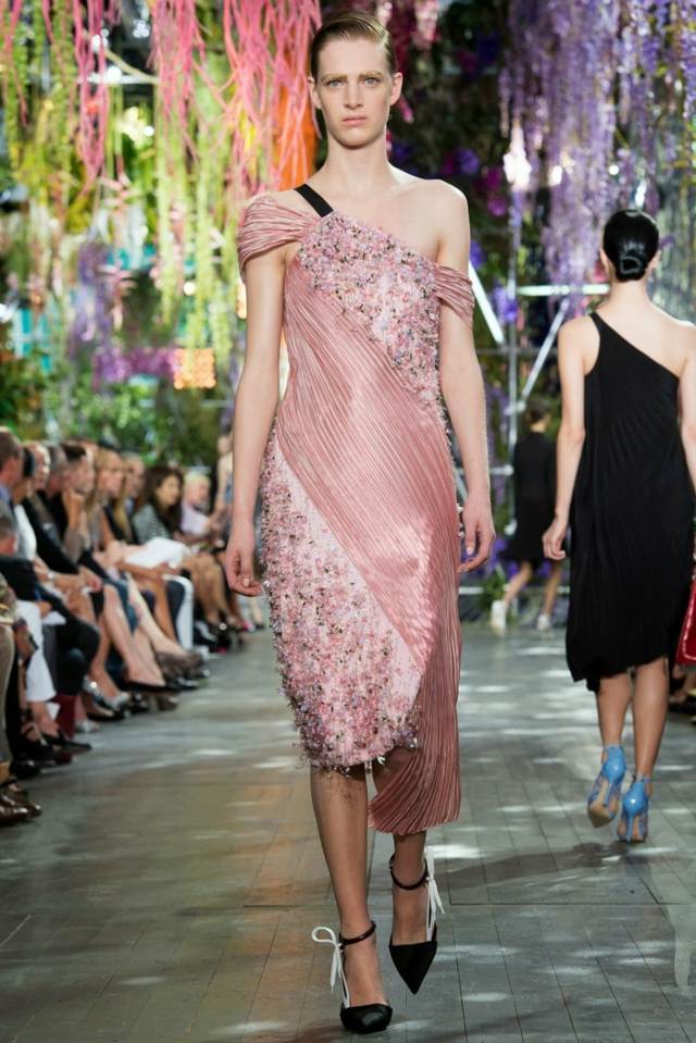 mode tendances 2014 robe rose Dior