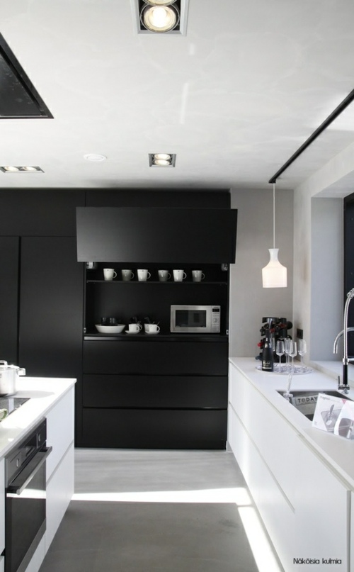  moderne minimaliste noirmeubles rangements