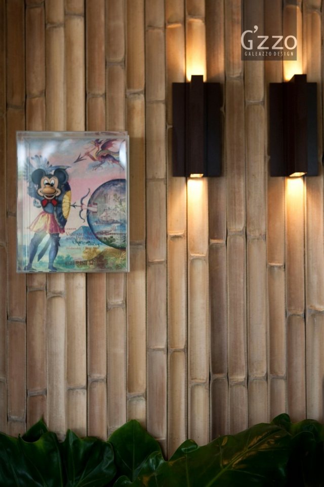 mur bambou deco idee