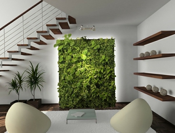 mur végétal jardin hivernal appartement