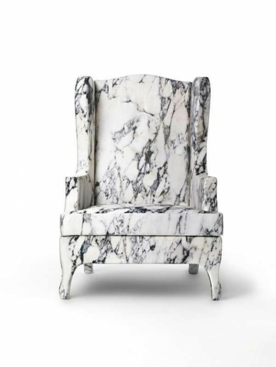 objets en marbre fauteuil elegant