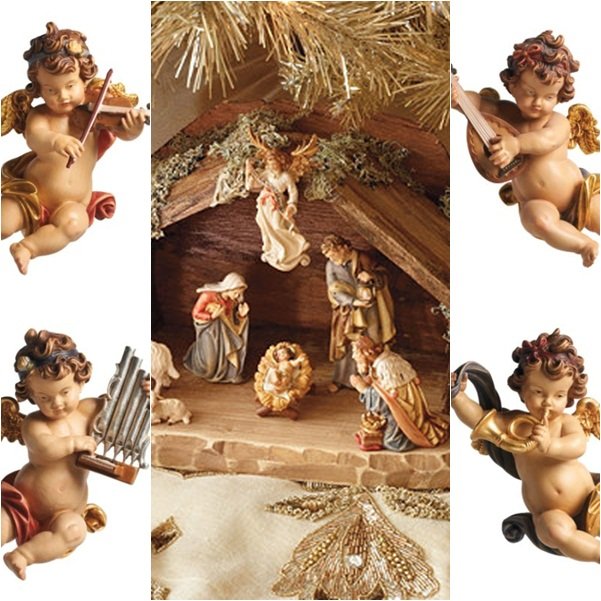 objets religieux scène Nativité-décoration