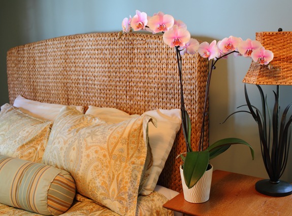 orchidee rose chambre coucher mer