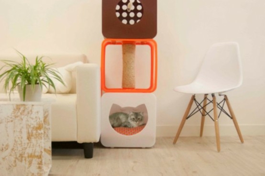 panier pour chat chaise eames design minimal resized