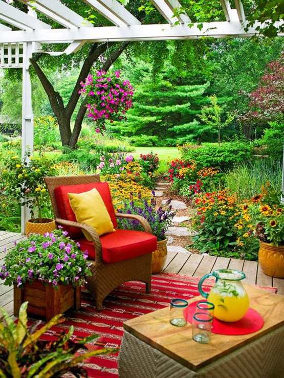 patio respire joie de vivre couleurs exotiques