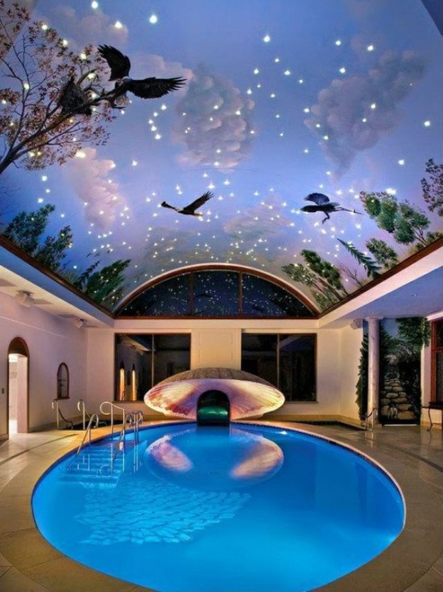 piscine interieure design perle