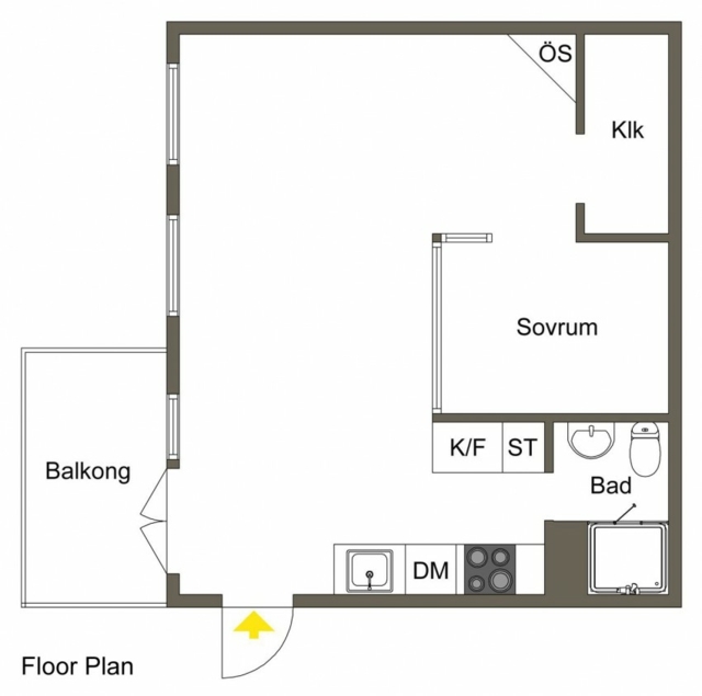 plan construction appartement scandinave