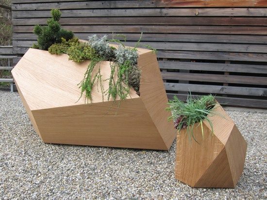 pots plantes design espace exterieur