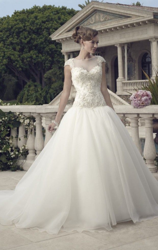 robe de mariée glamour elegante