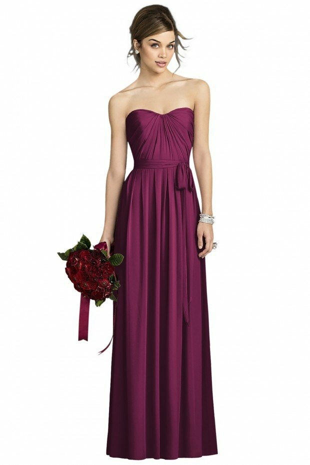 robe demoiselle d'honneur fill violette