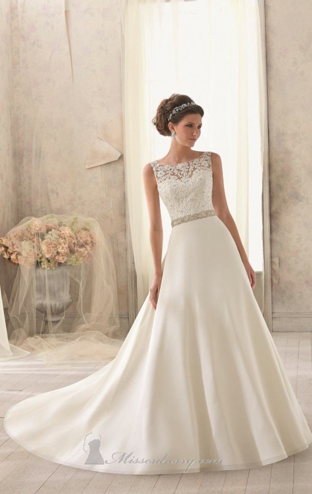 robe mariage moderne 2014 tendance blanc